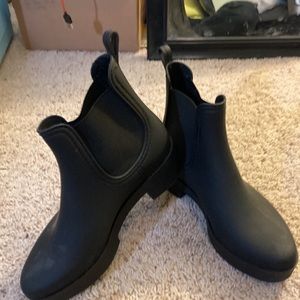 Jeffrey Campbell (Nordstrom’s) Rain Boots, Black, Women’s Size 9